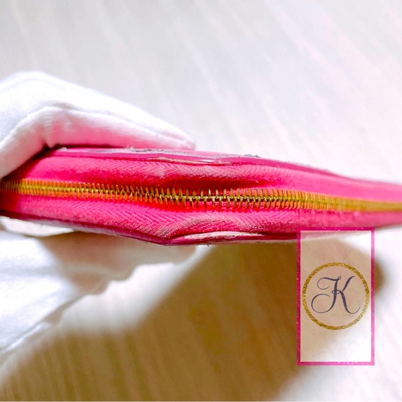 🎀 Celine Long Bicolor Zip Around Wallet, Continental Wallet, Pink Wallet 🎀 - Picture 6 of 9